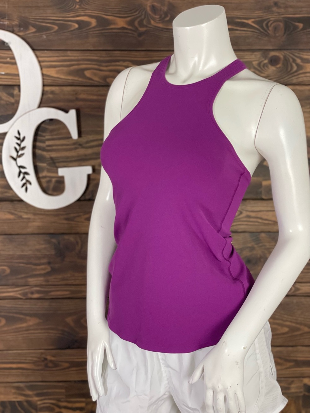 Lululemon | Racerback Single Stripe Sleeveless High Neck Athletic Tank‎ Top